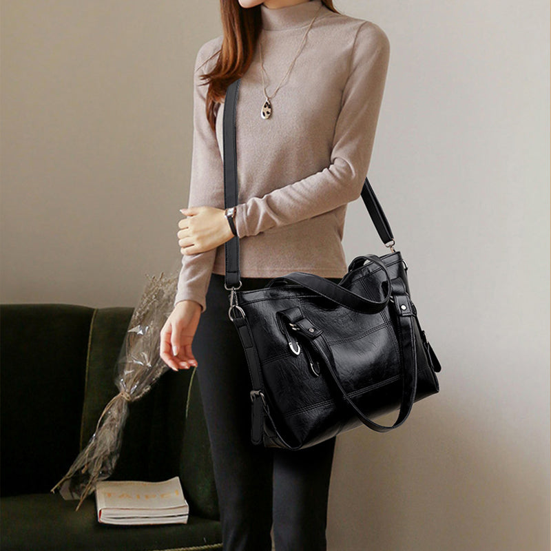 PU Leather Medium Handbag PU Leather Medium Handbag